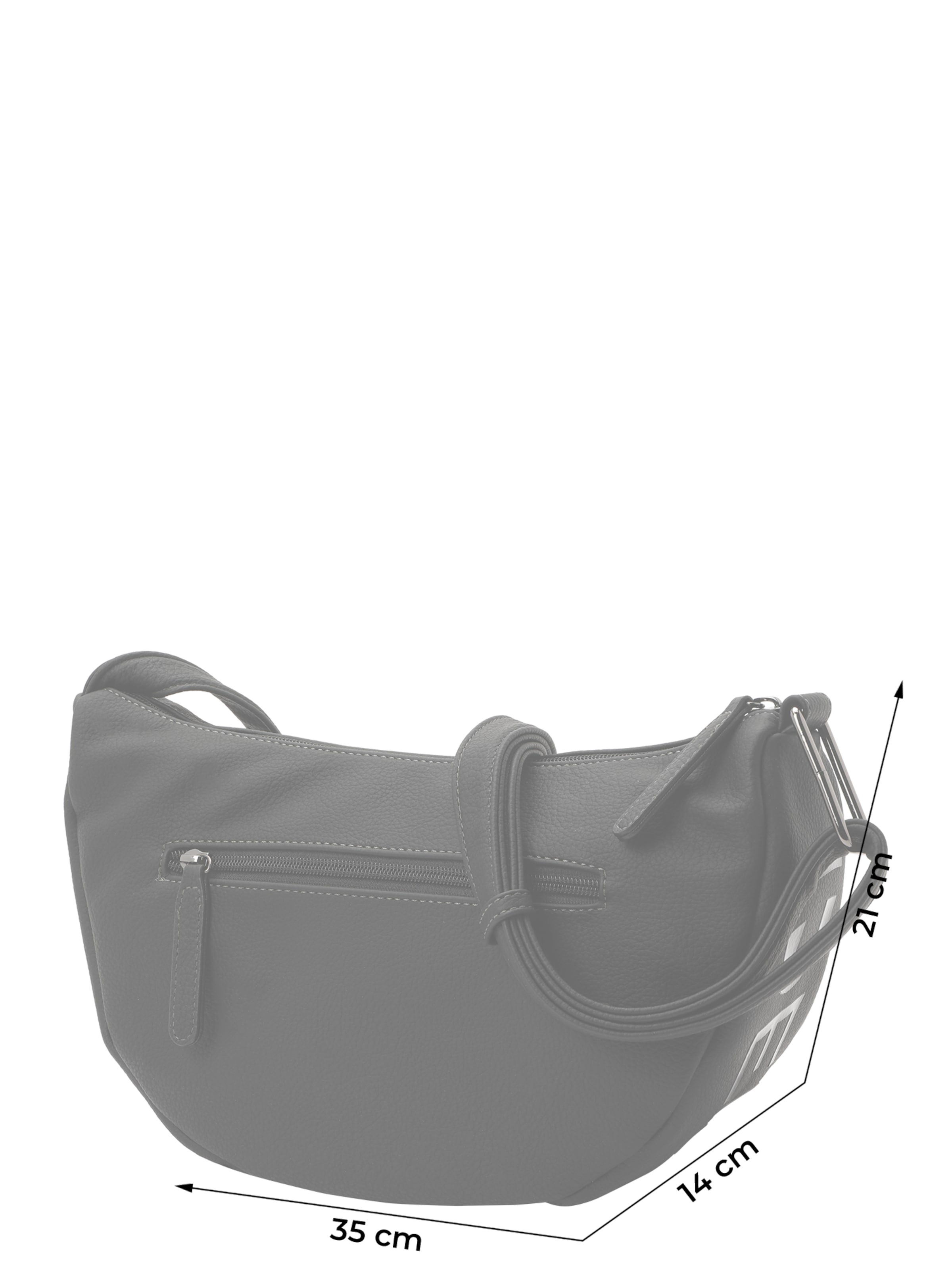 Borsa a tracolla 'Belina' di TOM TAILOR DENIM in nero