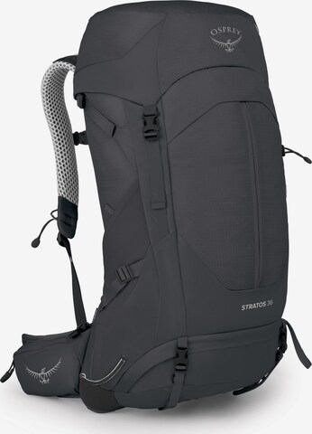 Osprey Sports Backpack 'Stratos 36' in Grey: front