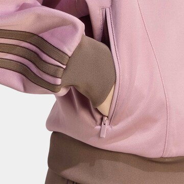 ADIDAS SPORTSWEAR Athletic Zip-Up Hoodie in Pink