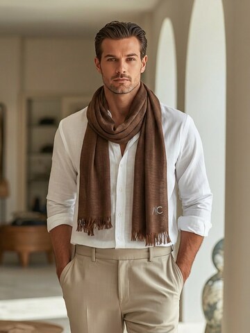 alberto cabale Scarf 'Everydays' in Brown