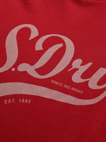 Superdry & Co Μπλουζάκι 'Varsity' σε κόκκινο