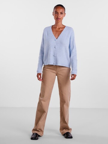 PIECES Strickjacke in Blau
