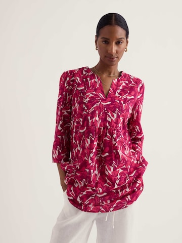 Tunique 'Op Art' Seasalt Cornwall en rose : devant