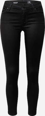 AG Jeans Kitsas Teksapüksid 'Legging Ankle', värv must: eest vaates