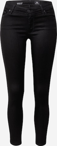 Skinny Jean 'Legging Ankle' AG Jeans en noir : devant