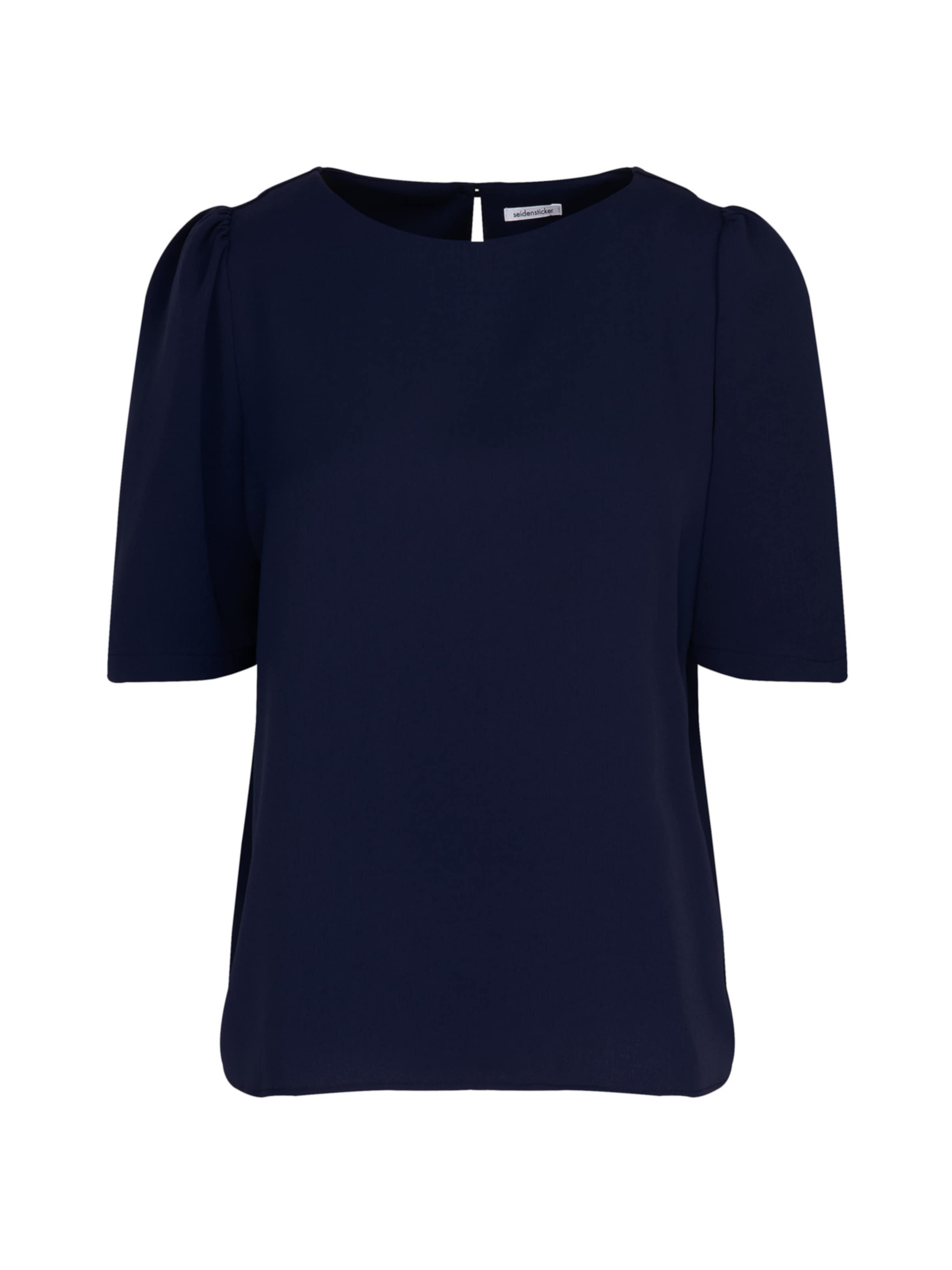 SEIDENSTICKER Blouse in Blauw: voorkant