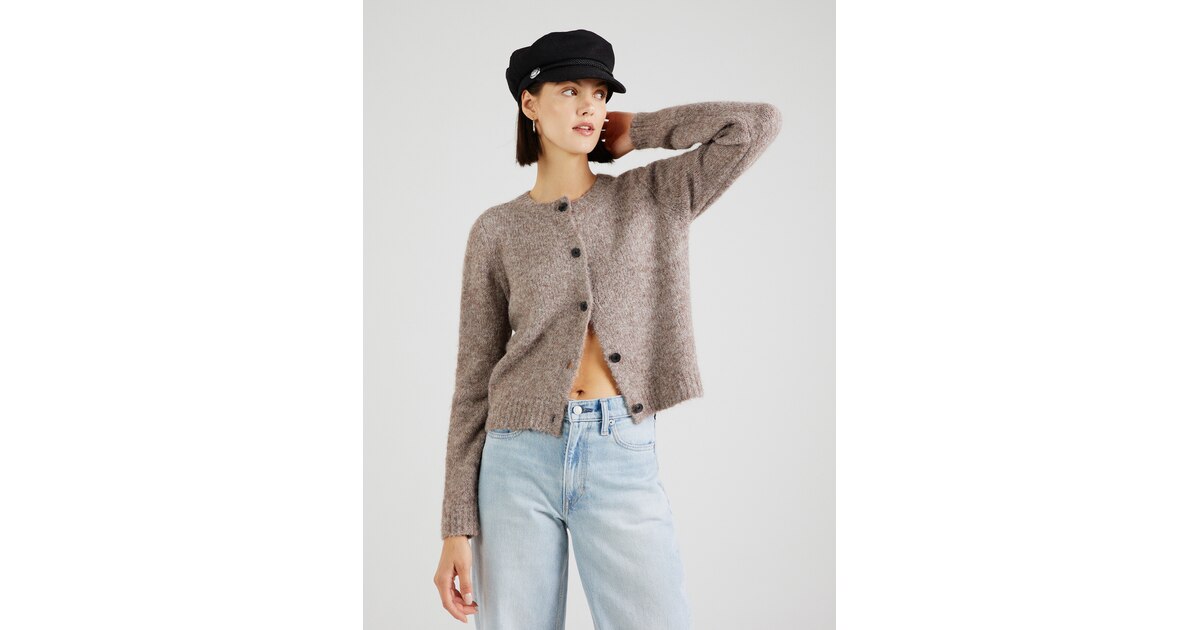 Vero Moda VMNOVAH - Vest - medium grey/grijs gemêleerd Vero Moda VMNOVAH - Vest - medium grey/grijs gemêleerd