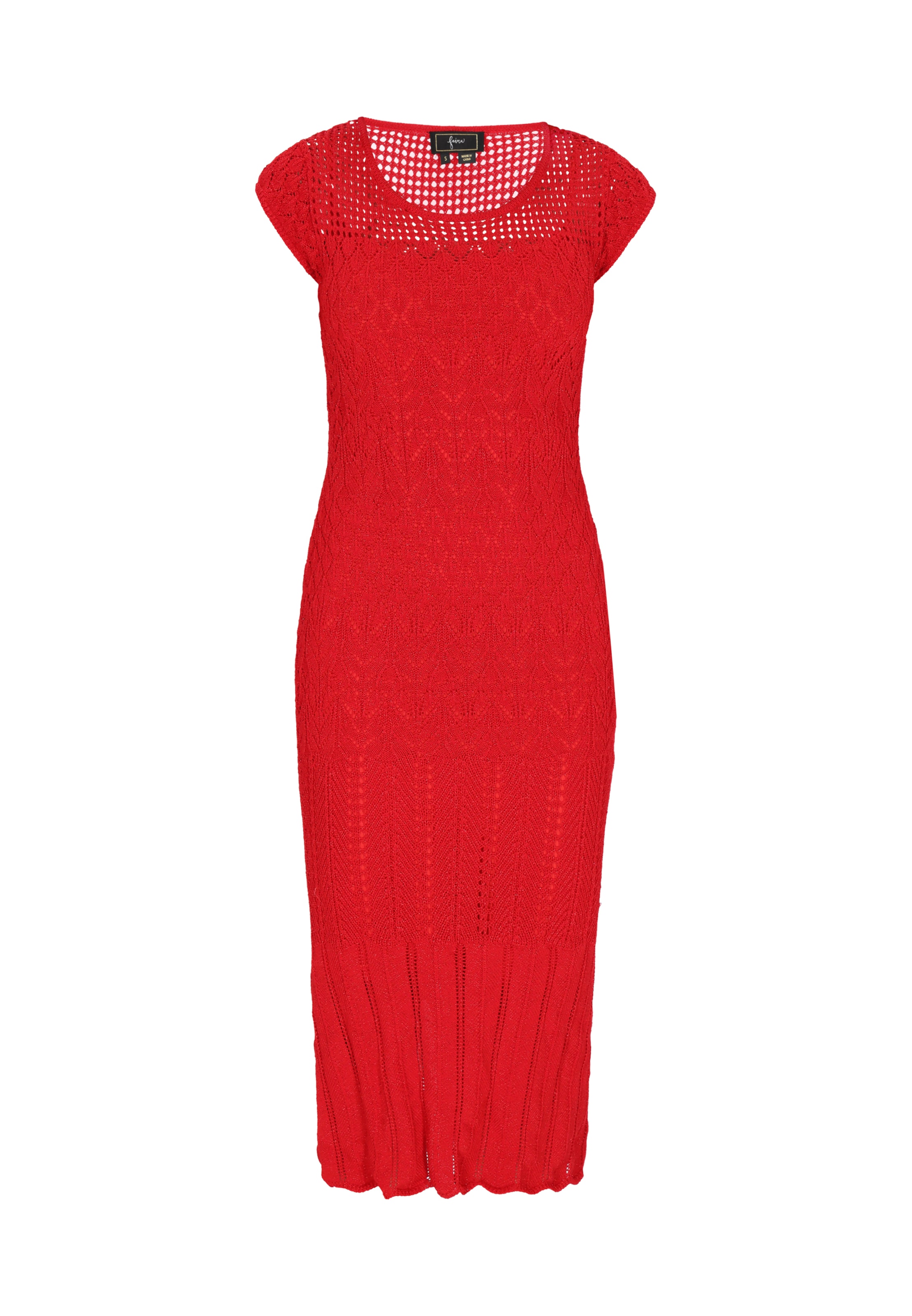 sarkans faina Adīta kleita 'Fashion Look': no priekšpuses