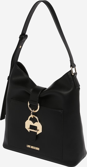 Love Moschino Handbag 'Lockie Heart' in Gold / Black, Item view