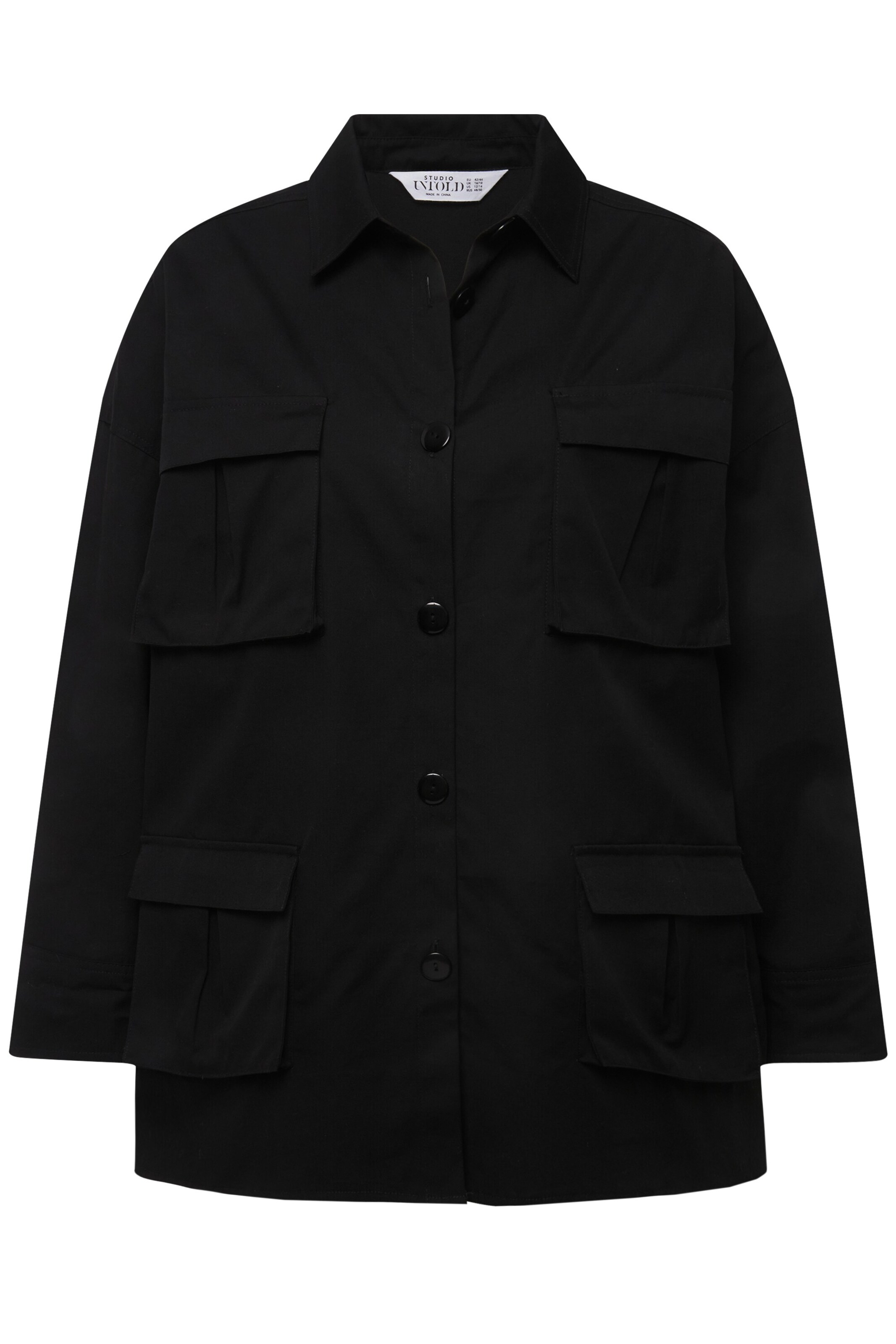 Studio Untold Jacke in Schwarz: Vorderseite