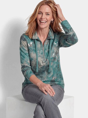 Goldner Sweatshirt in Groen