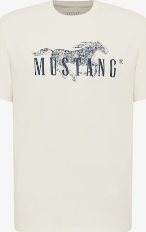 MUSTANG Shirt 'Style Austin' in Weiß: Vorderseite