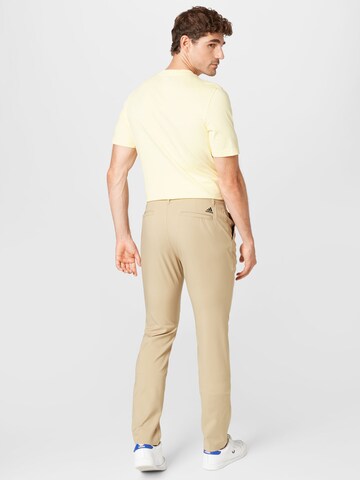 ADIDAS GOLF Tapered Workout Pants 'ULT365' in Beige