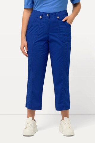 Ulla Popken Regular Hosen in Blau: Vorderseite