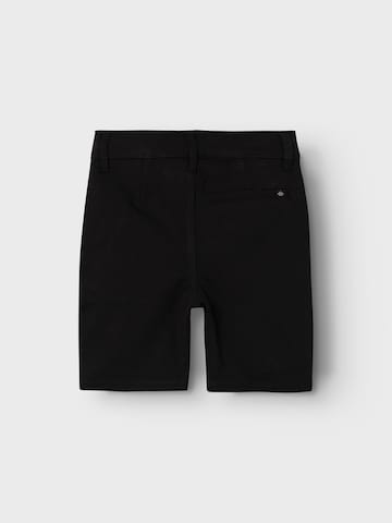 NAME IT Normální Kalhoty 'SILAS' – černá