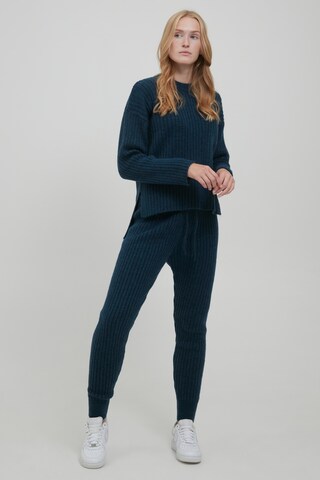 b.young Slimfit Stoffhose 'BYNASIKA' in Blau