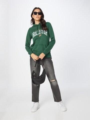 HOLLISTER Sweatshirt in Green