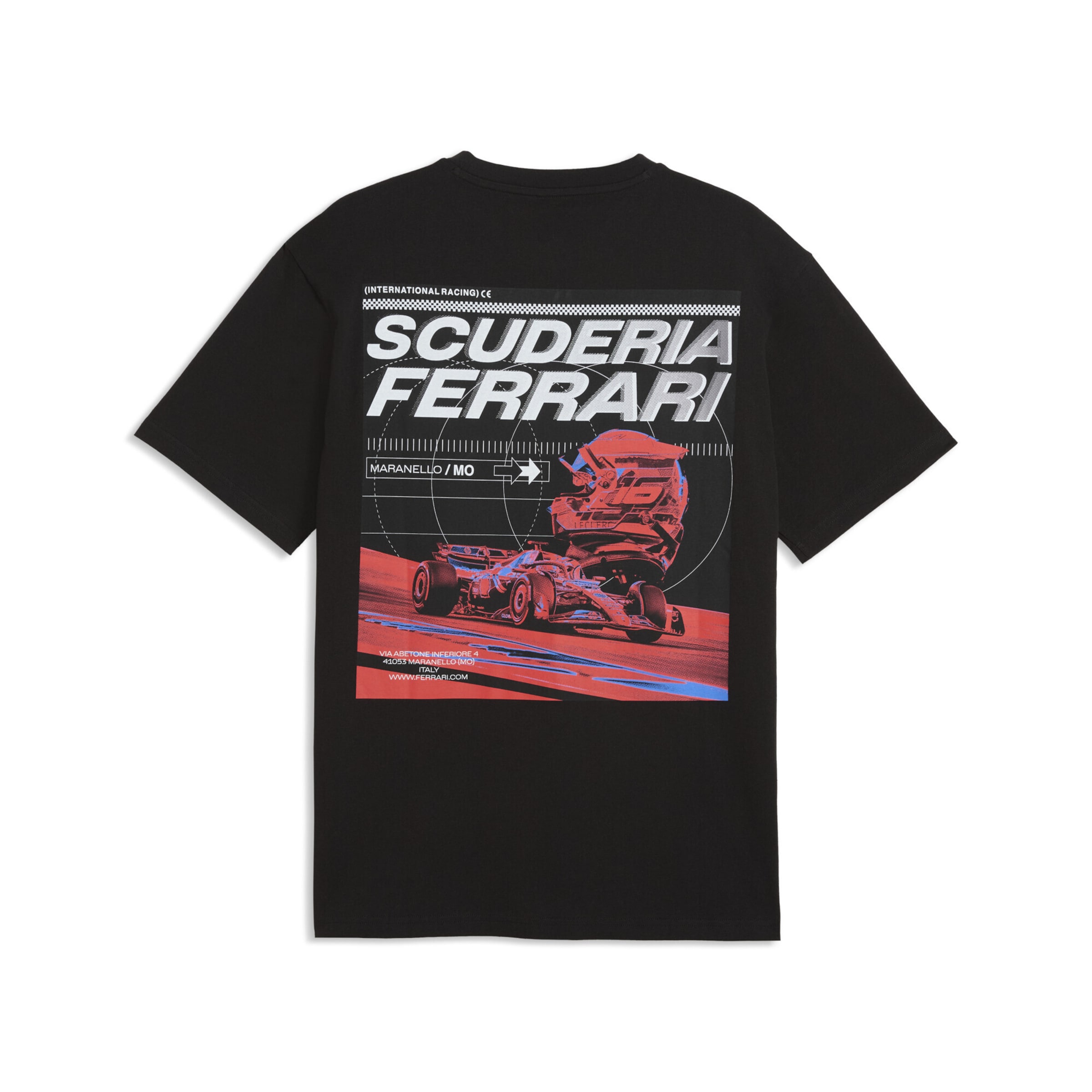 T-Shirt fonctionnel 'Scuderia Ferrari Speed' PUMA en noir : devant