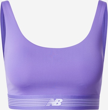 new balance Bustier Biustonosz sportowy 'AC Train' w kolorze fioletowy: przód