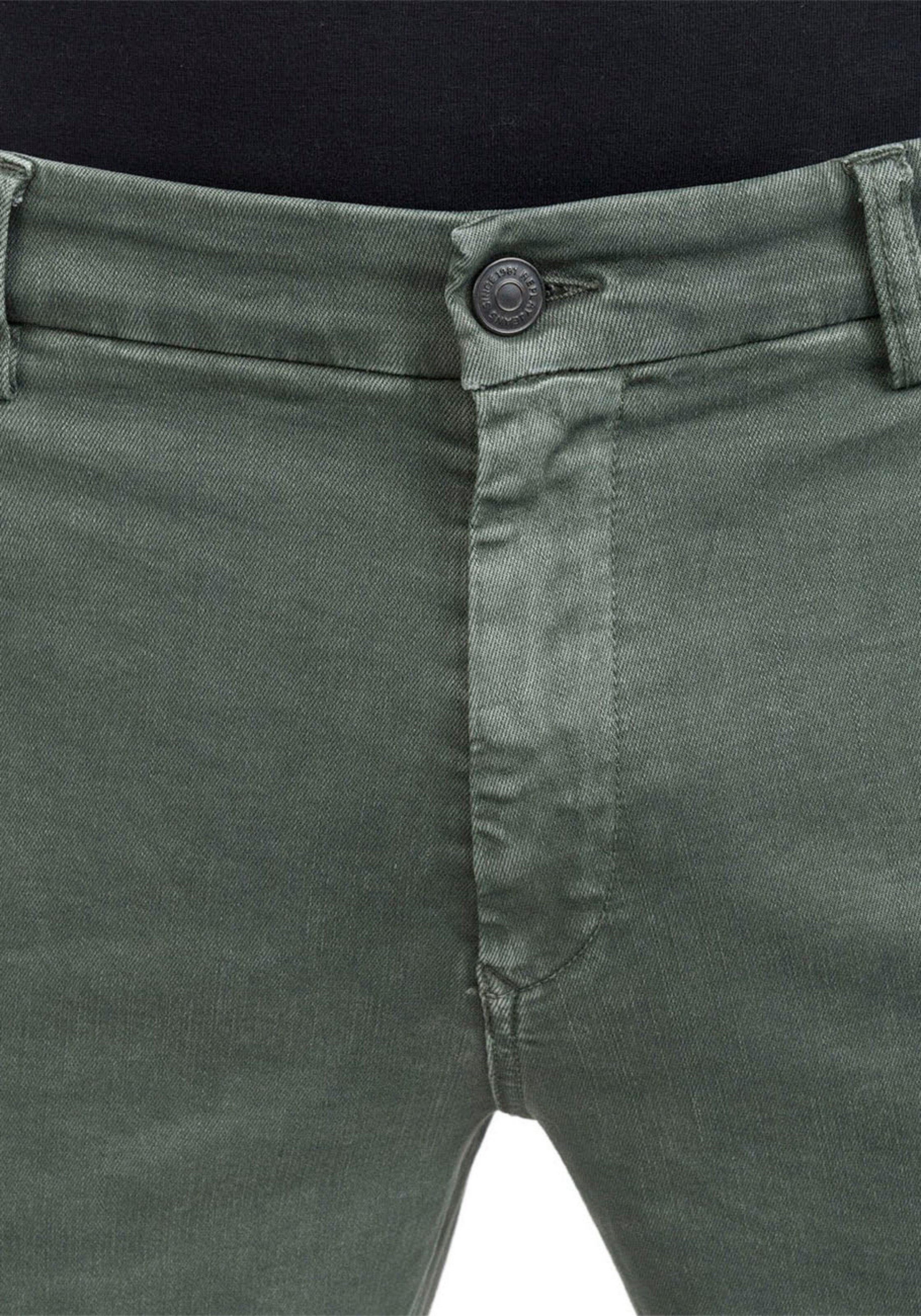 REPLAY Slimfit Hose 'Zeumar' in Grün