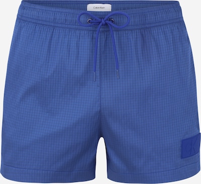 Calvin Klein Swimwear Shorts de bain en bleu / bleu foncé, Vue avec produit