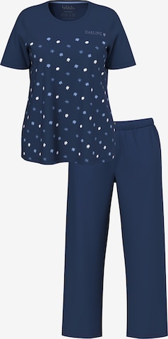 Ulla Popken Pyjama in Blau: Vorderseite