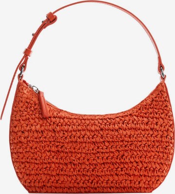 MANGO Handbag 'Tenerife' in Orange: front