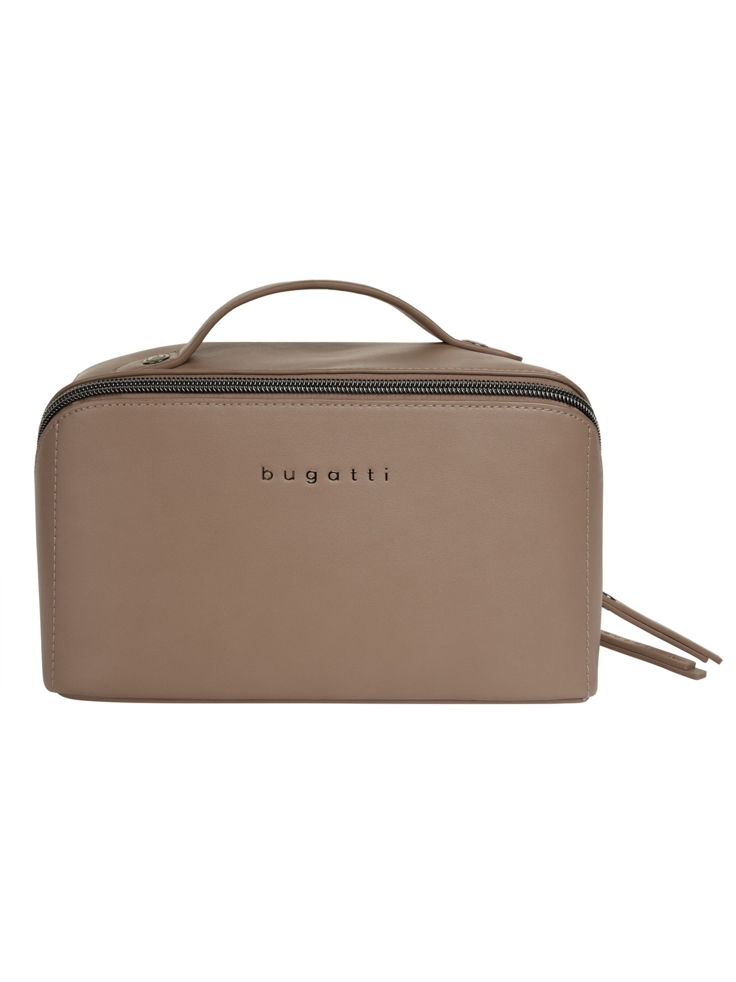bugatti Toiletry Bag 'bugatti Kulturtasche ALMATA' in Beige: front
