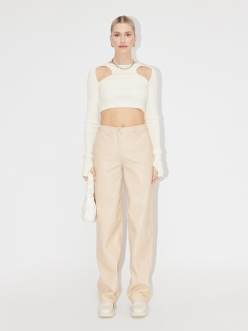 LeGer by Lena Gercke Boot cut Pants 'Raven' in Beige