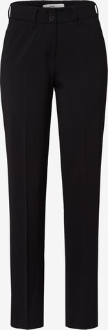 BRAX Pleated Pants 'Celine' in Black: front