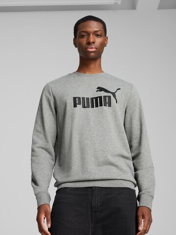 Sweat de sport 'ESS No. 1' PUMA en gris : devant