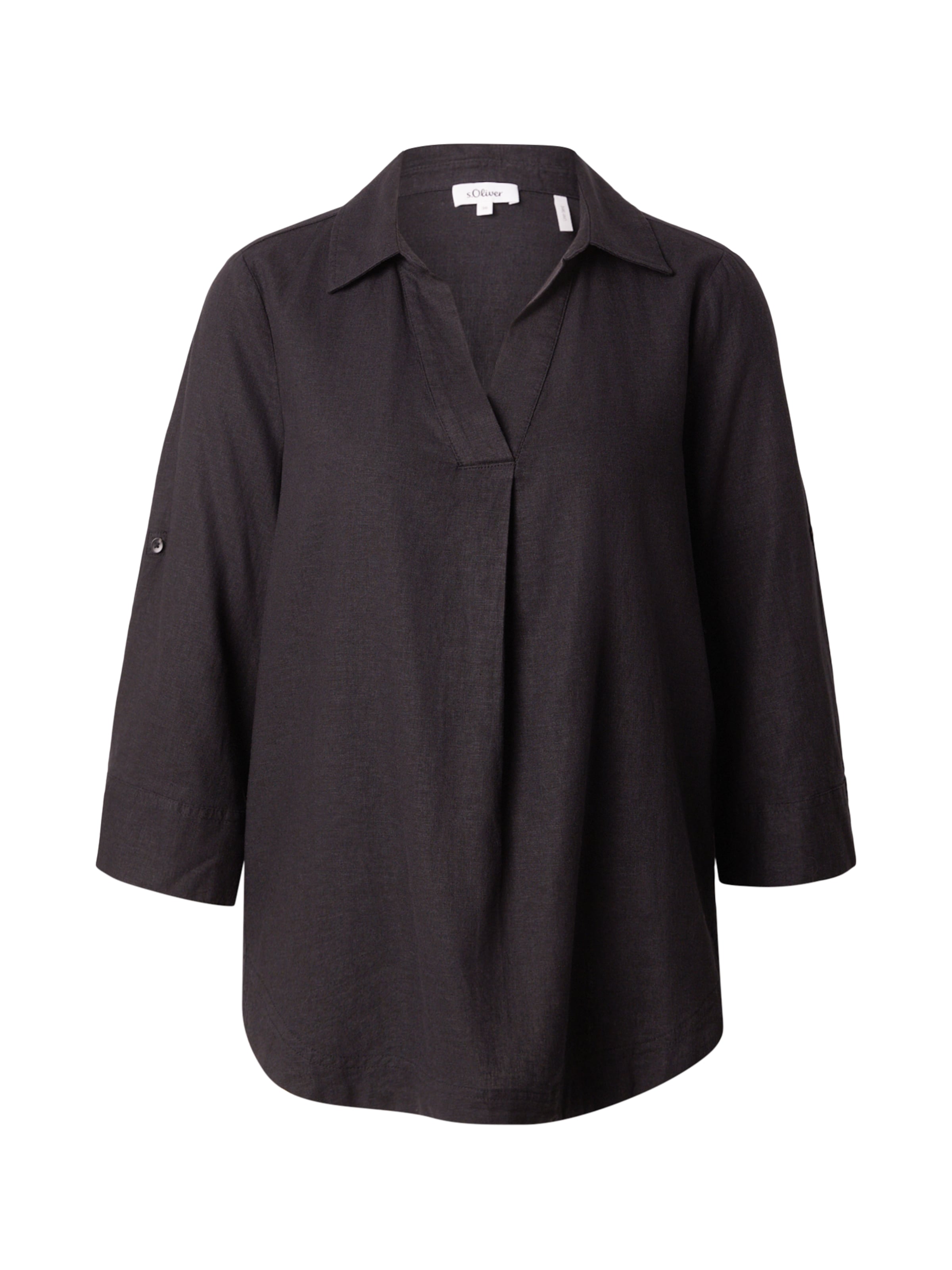 s.Oliver Blouse in Black: front