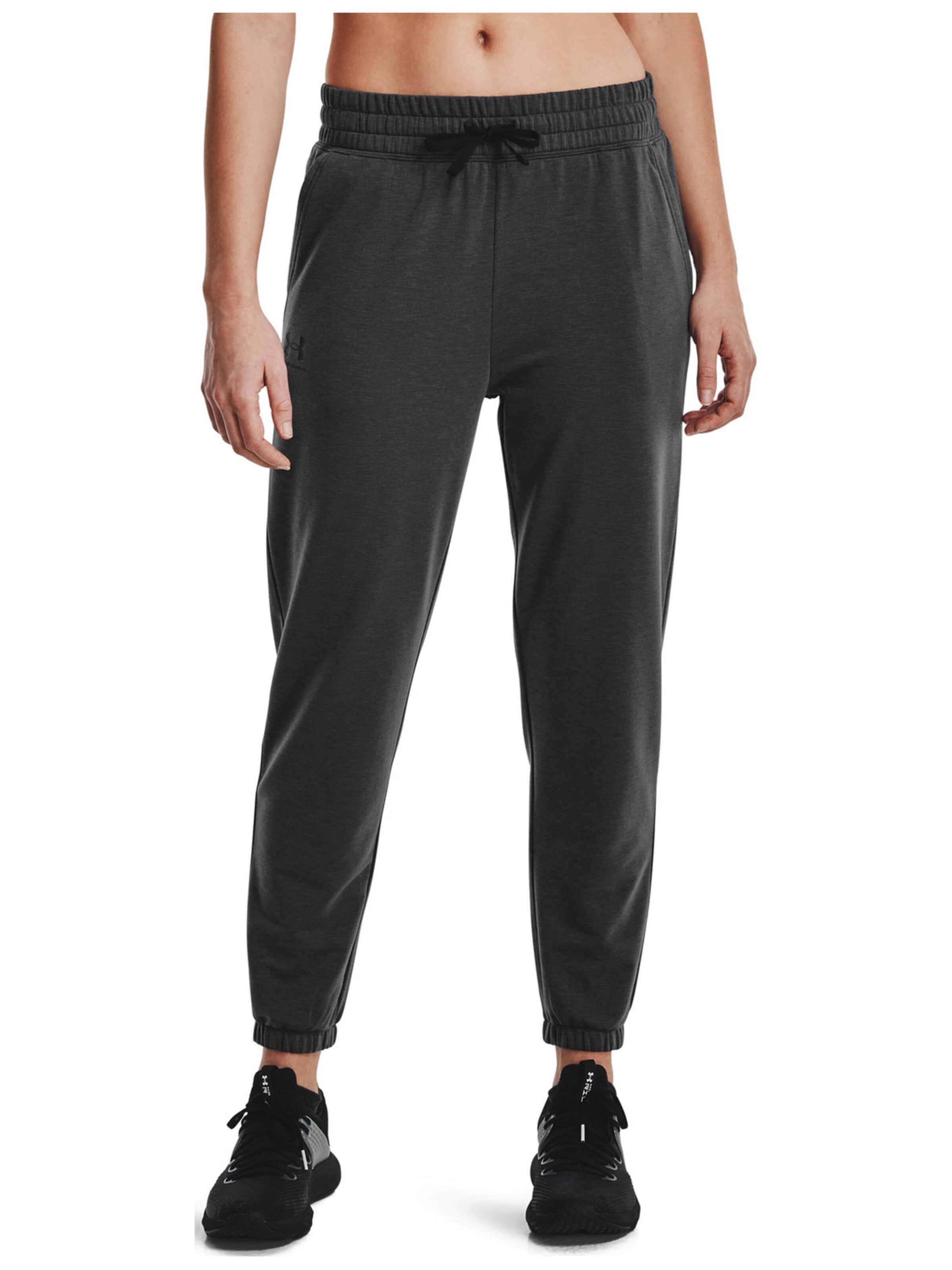 regular Pantaloni sportivi 'Under Armour Rival Terry' di UNDER ARMOUR in grigio: frontale