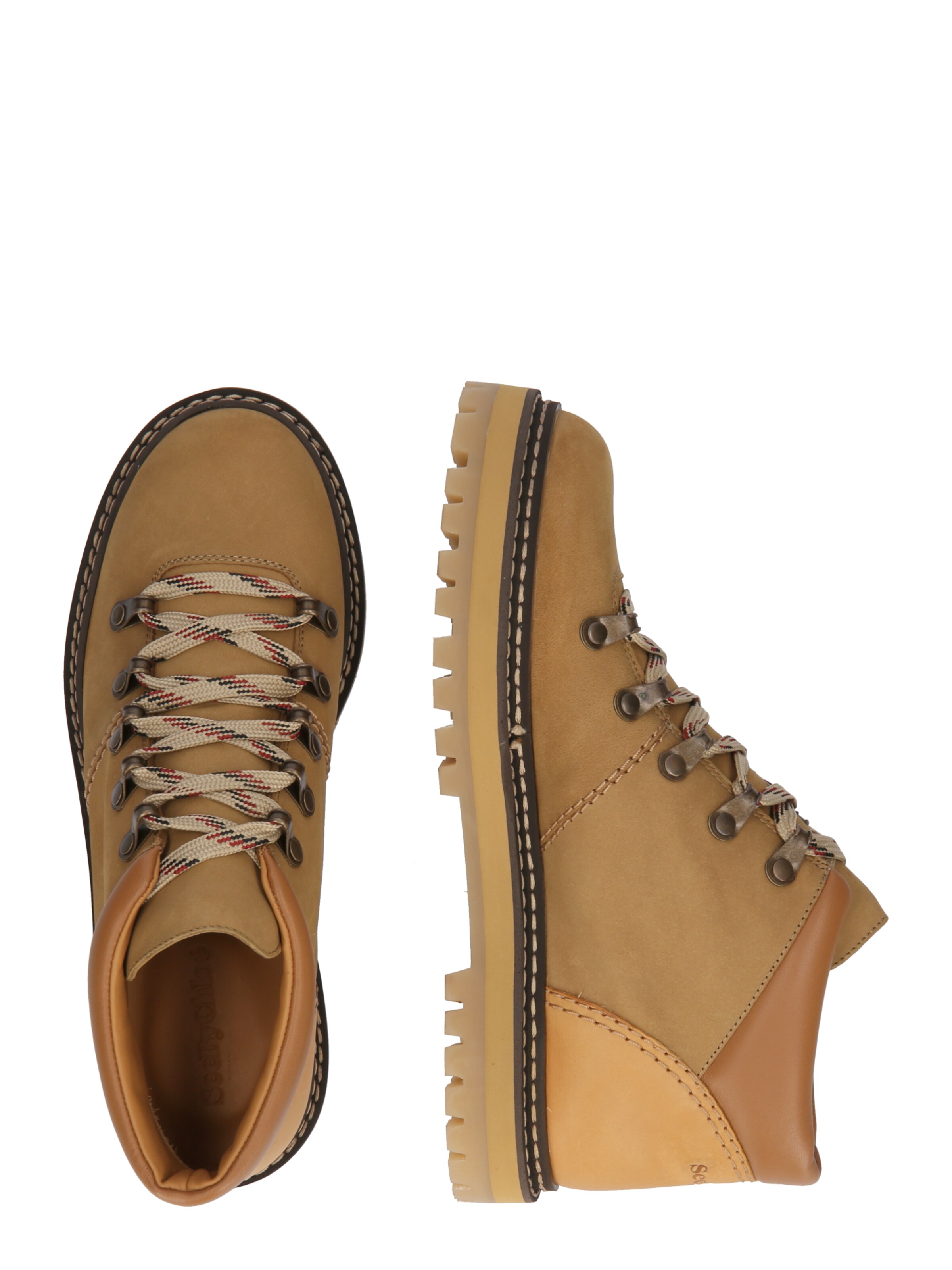 See by Chloé Šněrovací kozačky 'EILEEN' – béžová