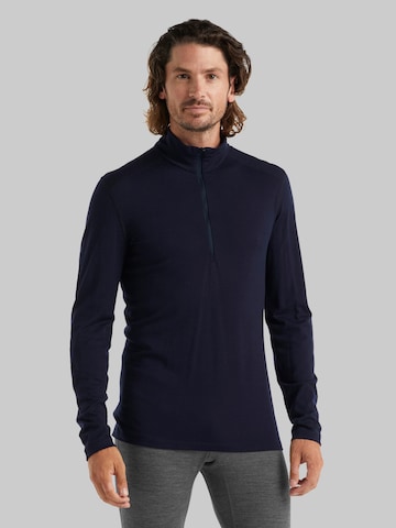 Base layer 'Oasis' di ICEBREAKER in blu: frontale