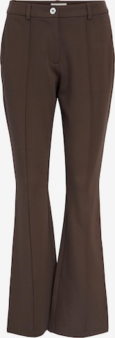 OBJECT Boot cut Pants 'Marion' in Brown: front
