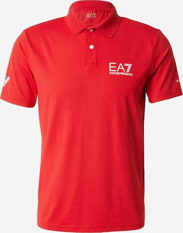 EA7 Emporio Armani Shirt in Red: front