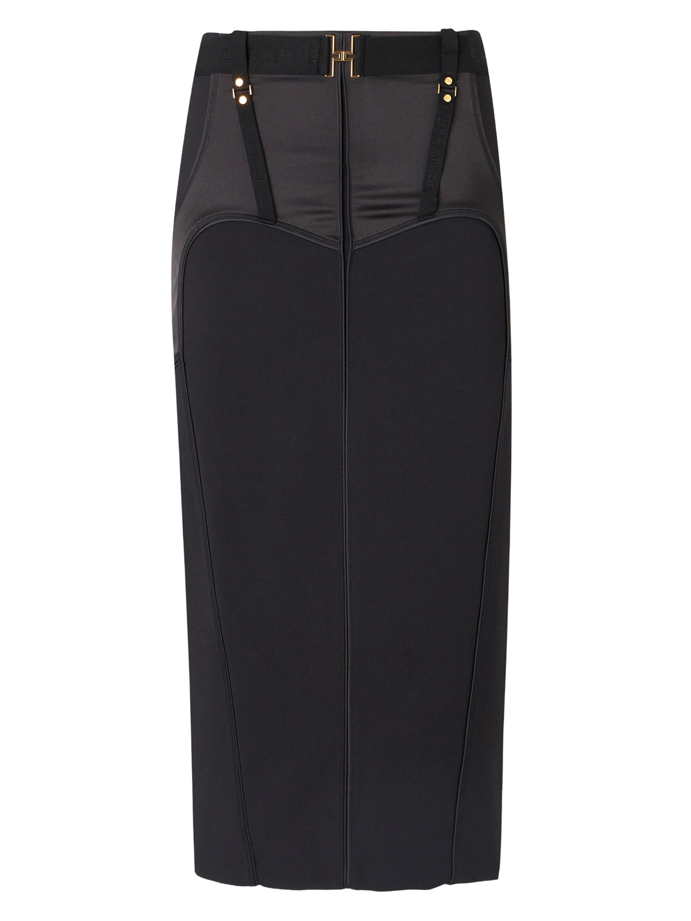 Elisabetta Franchi Φούστα σε μαύρο: μπροστά