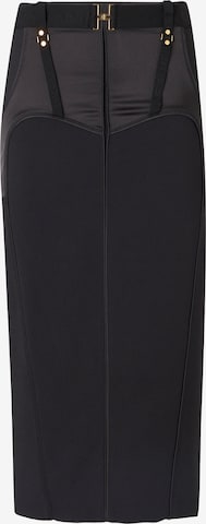 juoda Elisabetta Franchi Sijonas: priekis