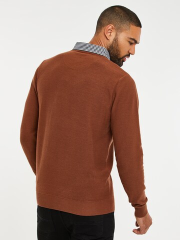 Threadbare Sweater 'Andy' in Brown