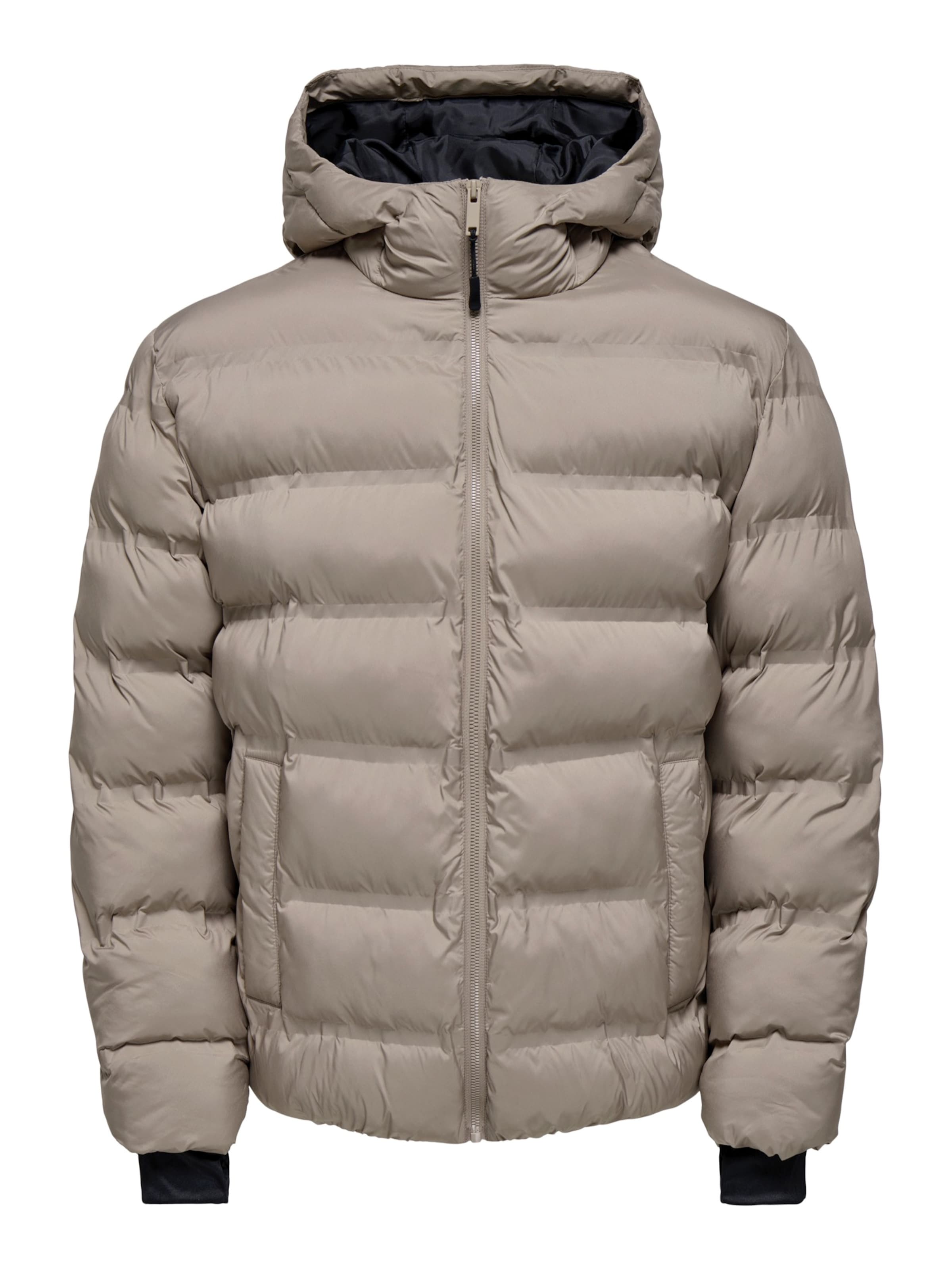 Only & Sons Prechodná bunda 'ONSUNION' - Béžová: predná strana