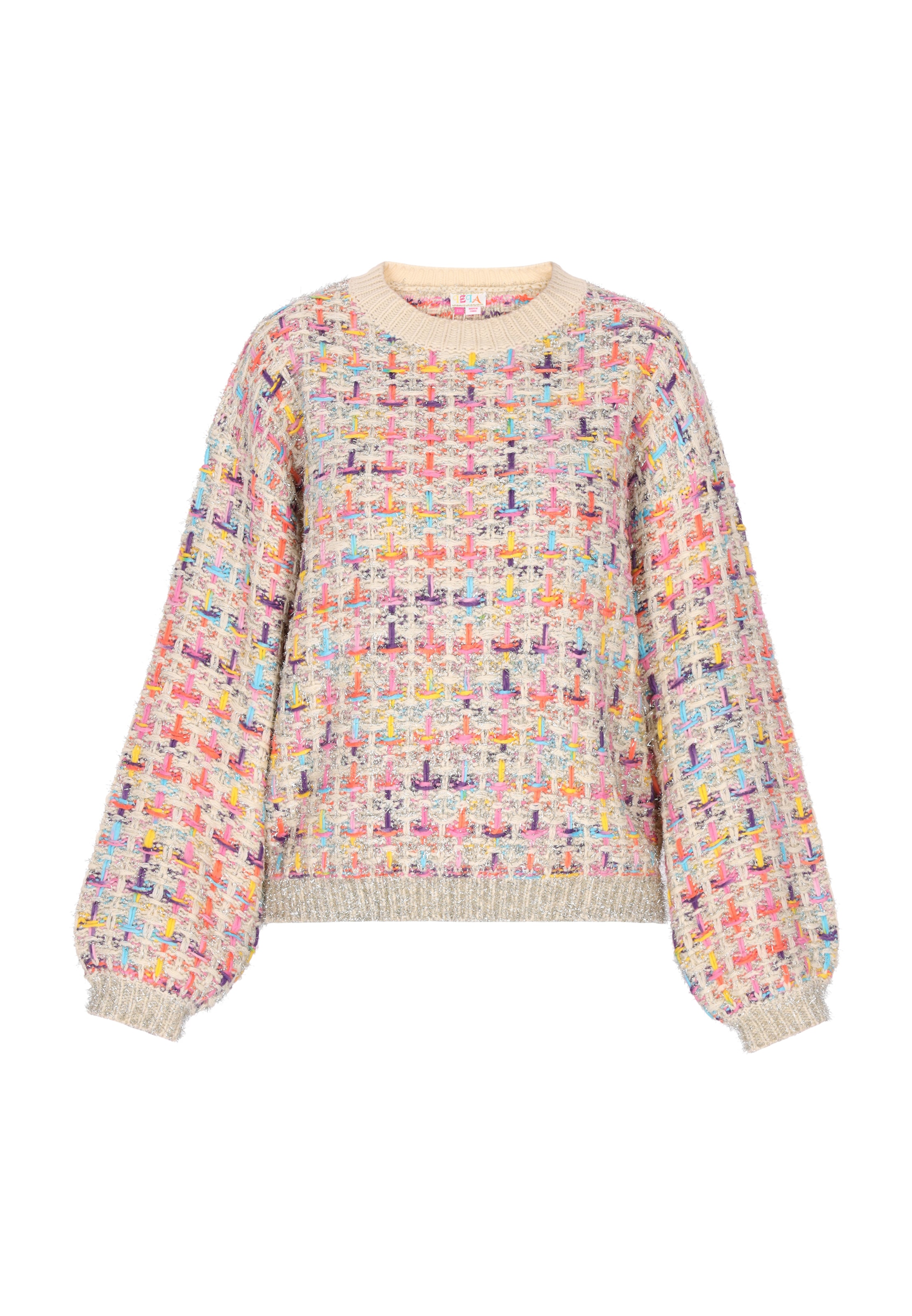 Pullover di IZIA in bianco: frontale