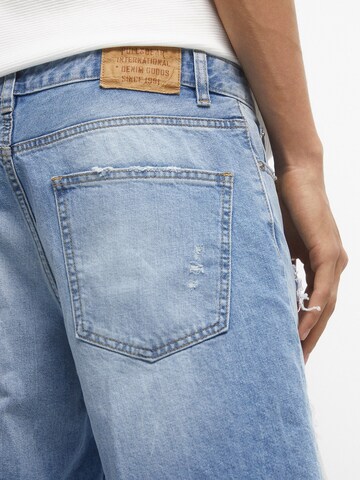 Pull&Bear Regular Jeans in Blau