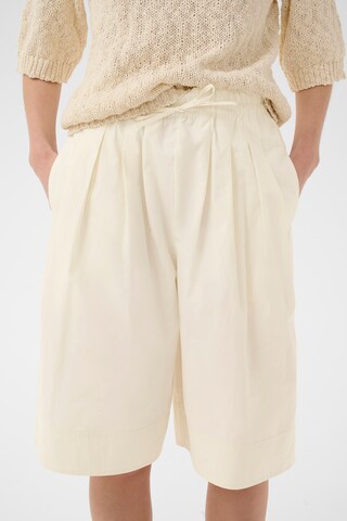InWear Loosefit Kalhoty 'HAZEIW' – bílá