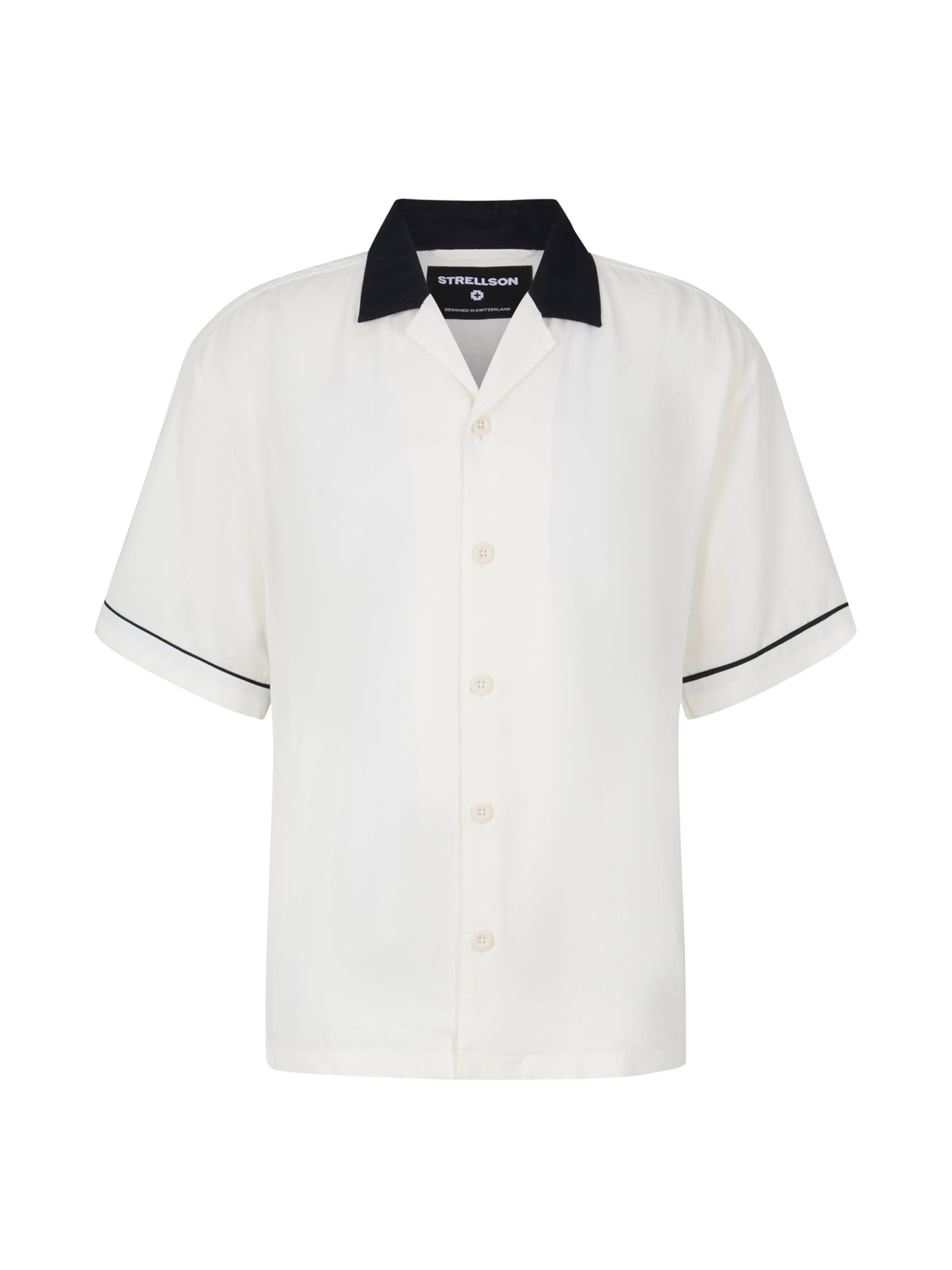 Fit confort Chemise 'Cruiz' STRELLSON en blanc : devant