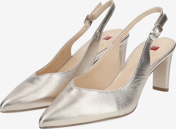 Högl Slingback Pumps in Gold