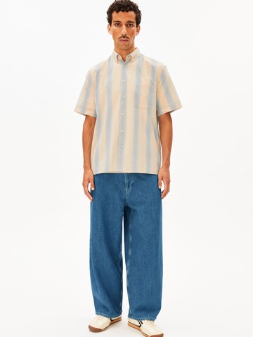 ARMEDANGELS Comfort fit Overhemd in Blauw