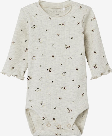 NAME IT - Pijama entero/body en beige: frente