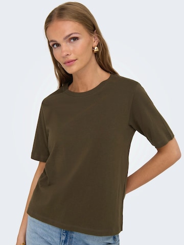 JDY Tričko 'JDYREX' – hnědá