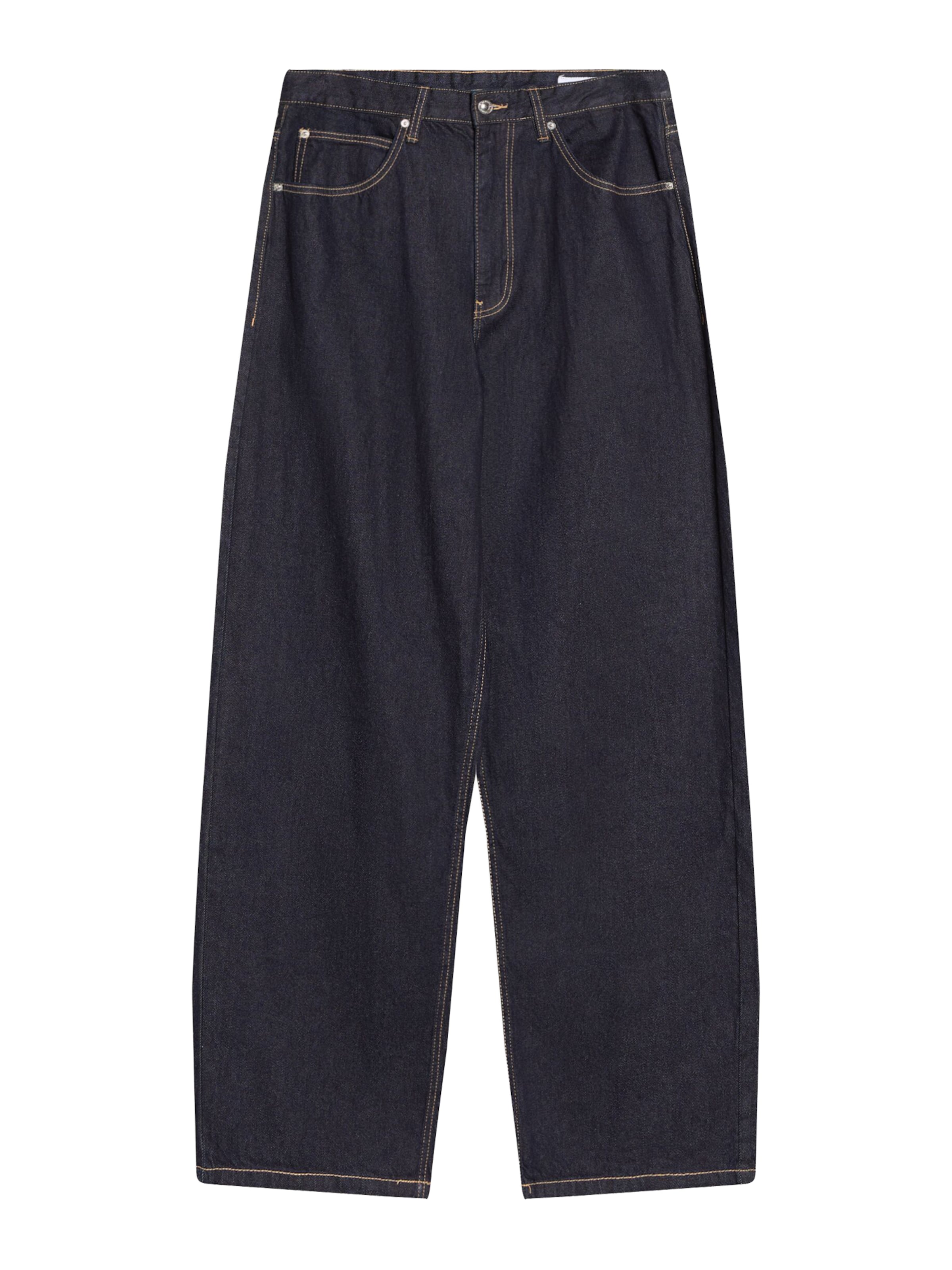 Bershka Baggy Jeans in Blauw: voorkant